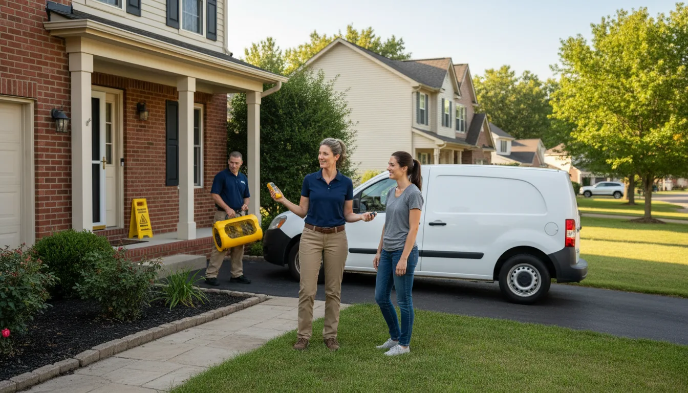 Water restoration image for Home Water Damage Repair in Woolwine, VA